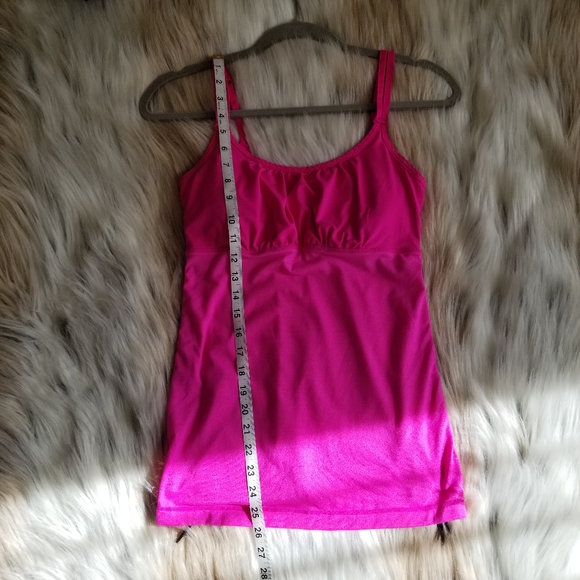 Lululemon Hot N' Sweaty Tank Pink Paris Size 6 Style W1892S - Picture 5 of 9